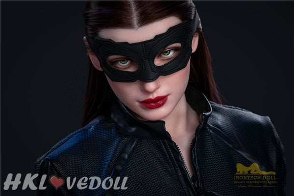 Silicone Love Doll Irontech Doll 168cm C-Cup S17 Luna Cat Woman